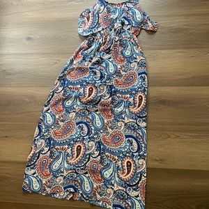 Paisley Maxi Dress